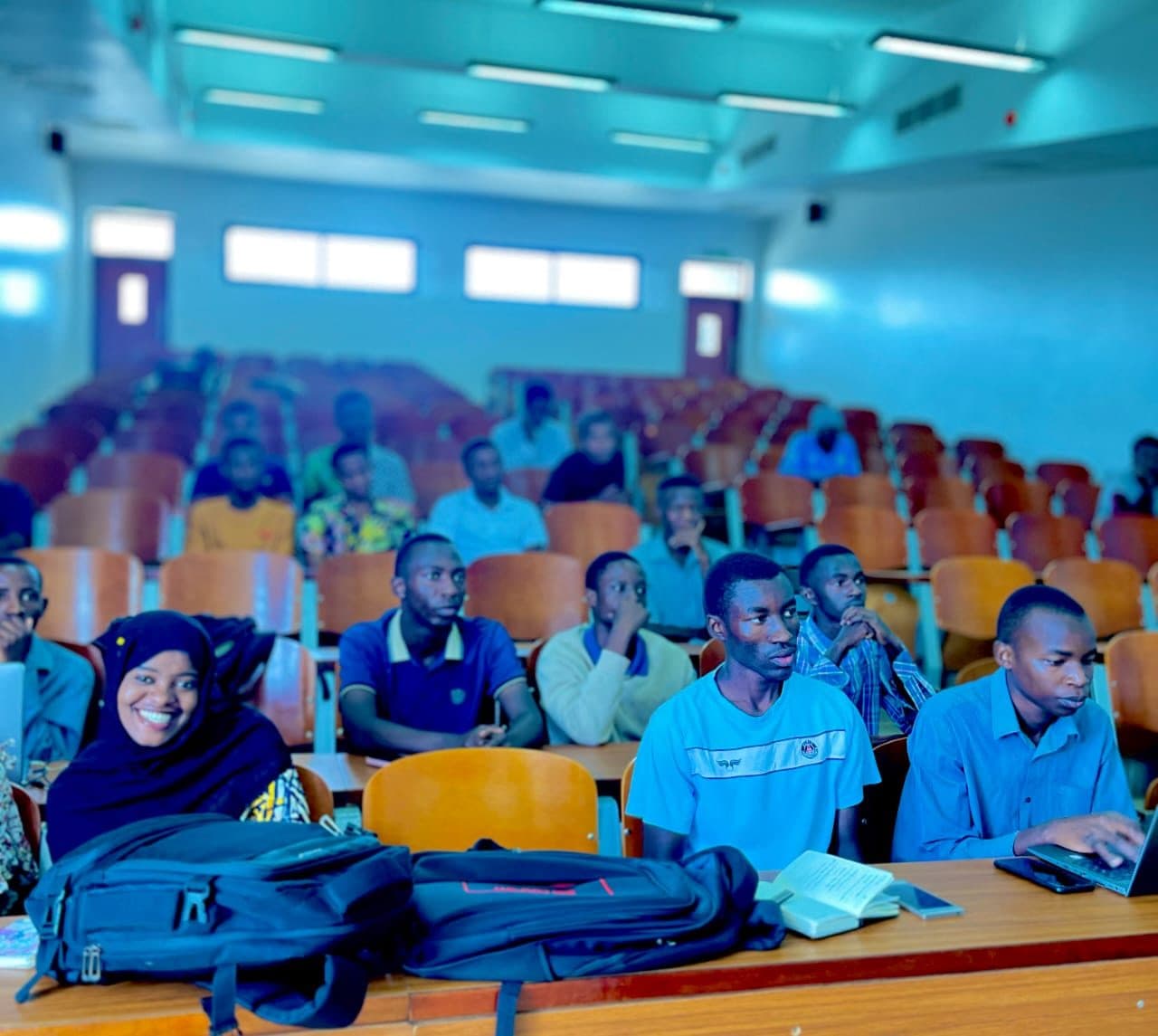 Students attending Collably's first event